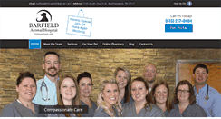 Desktop Screenshot of barfieldanimalhospital.com